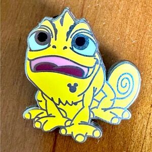 Yellow Pascal Chameleon Tangled Disney Pin